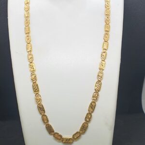 Gold 91.6 Indo Navabi Design Gents Chain
