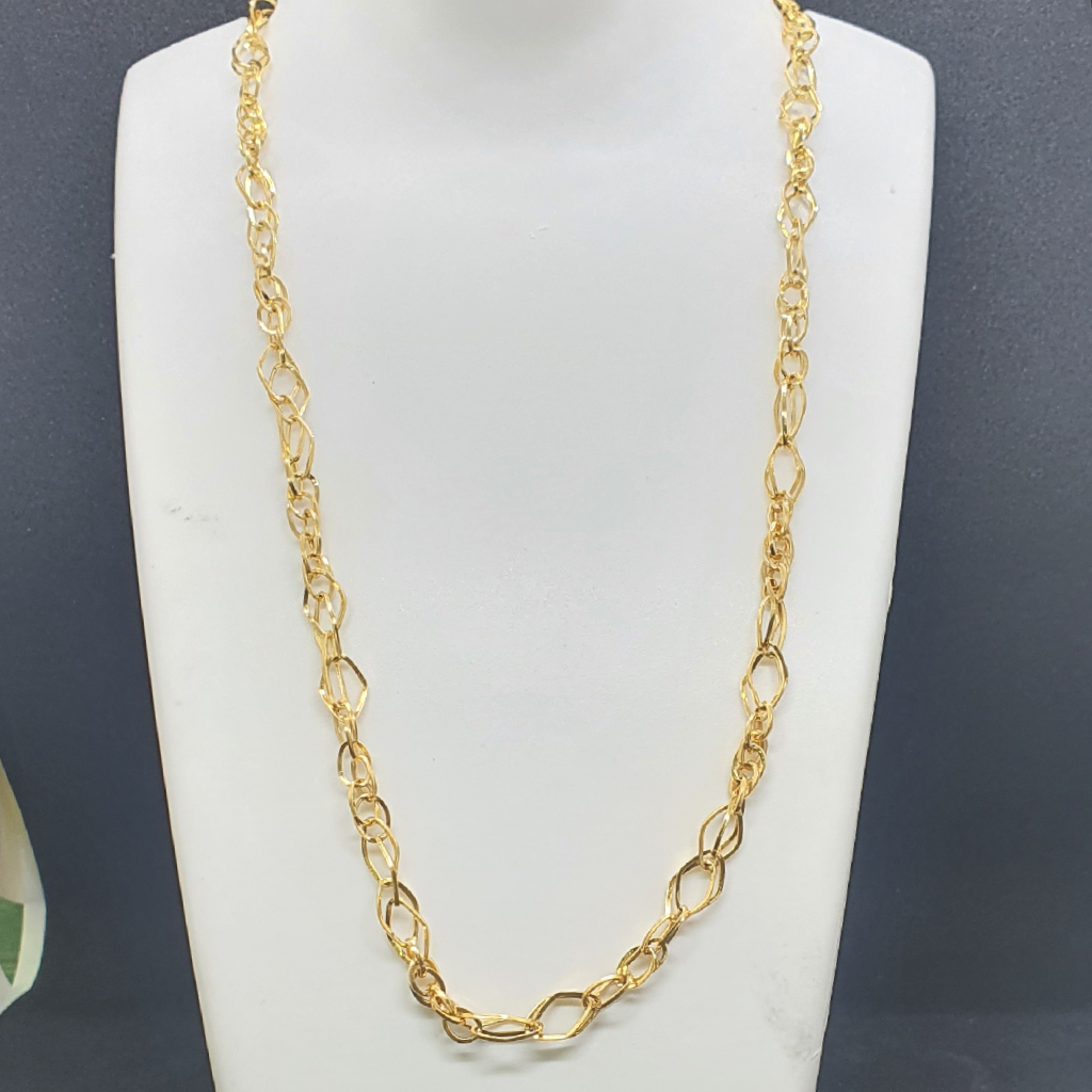 Gold 91.6 Italian Design Gents Chain - Image 2