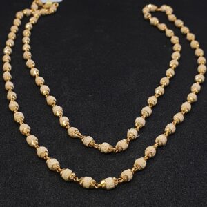 Gold 91.6 Tulsi Mala
