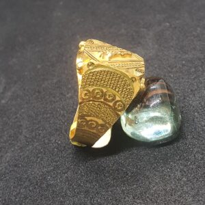 Gold 91.6 Jaguar Design Gents Ring