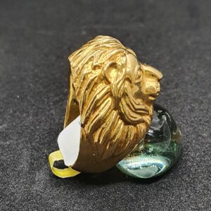 Gold 91.6 Lion Design Rings