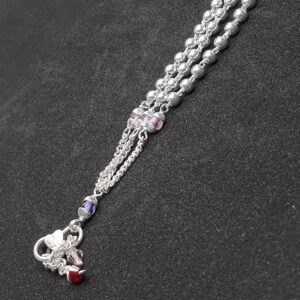 Silver Triple Line Fancy Lucky