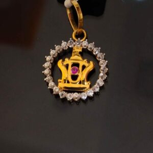 22k Gold Diamond Pendant