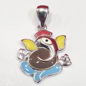 Silver 92.5 Ganpati Pendants
