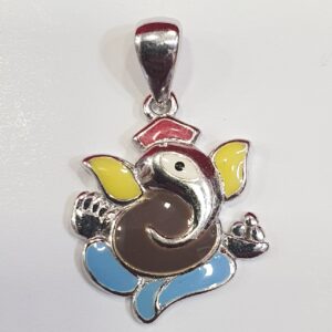 Silver 92.5 Ganpati Pendants