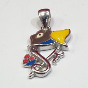 Silver ganpati fancy pendants