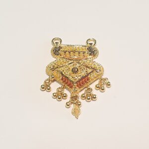 Gold 91.6 kalkatti mangalsutra pendant