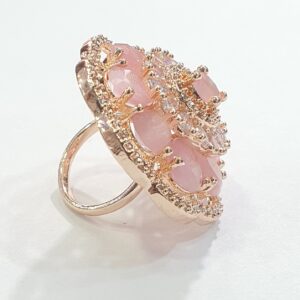 Ruby Pink Diamond Woman Ring