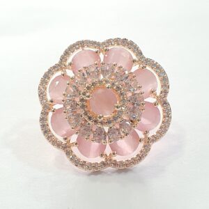 Ruby Pink Diamond Woman Ring