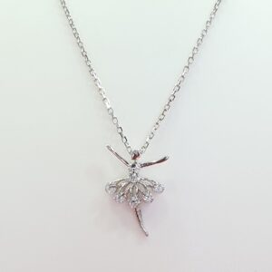 Silver 925 ladies fancy chain pendant
