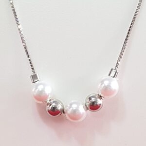 Silver 925 moti chain pendant
