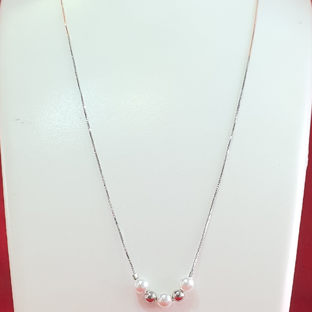 Silver 925 moti chain pendant