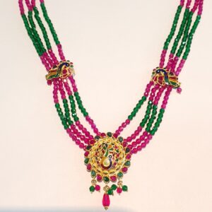 18k moti necklace