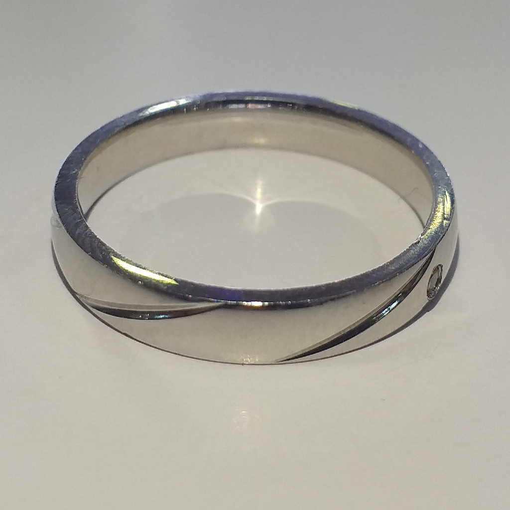 Silver 9.25 Simple Design Ring - Image 2
