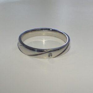Silver 9.25 Simple Design Ring