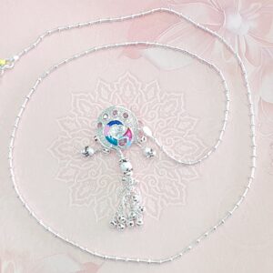Silver Peacock Design Simple Kandoori