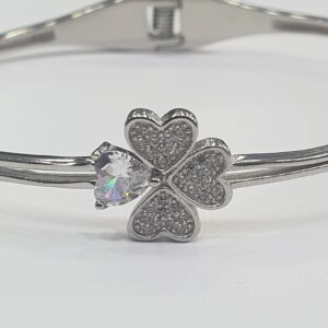 Silver 92.5 Flowers petals Fancy kada