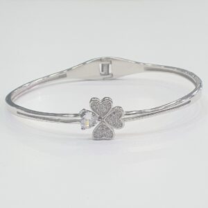 Silver 92.5 Flowers petals Fancy kada