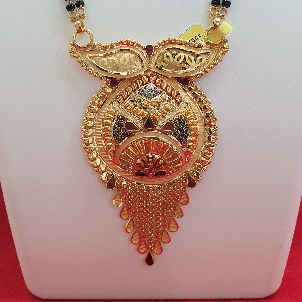 91.6 Kalkatti Meenakari Work Mangalsutra - Image 2