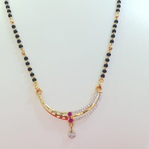 91.6 Fancy Diamond Mangalsutra