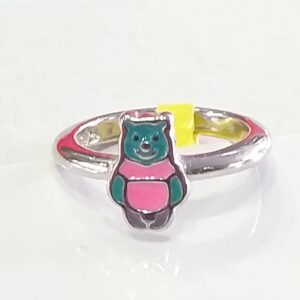 Silver 92.5 Teddy Bear Ring