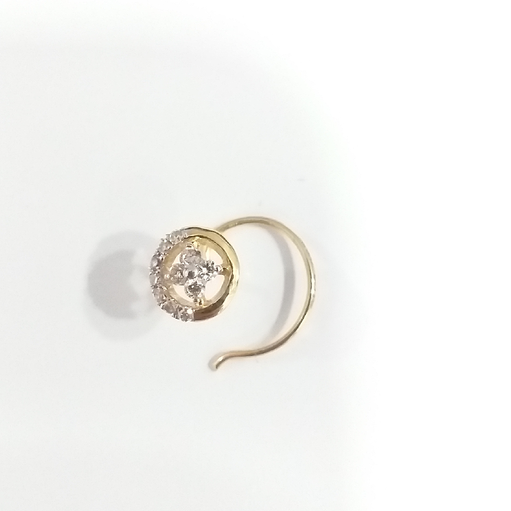 gold real diamond nosepin - Image 2