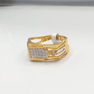 22.k Gold Diamond Ring