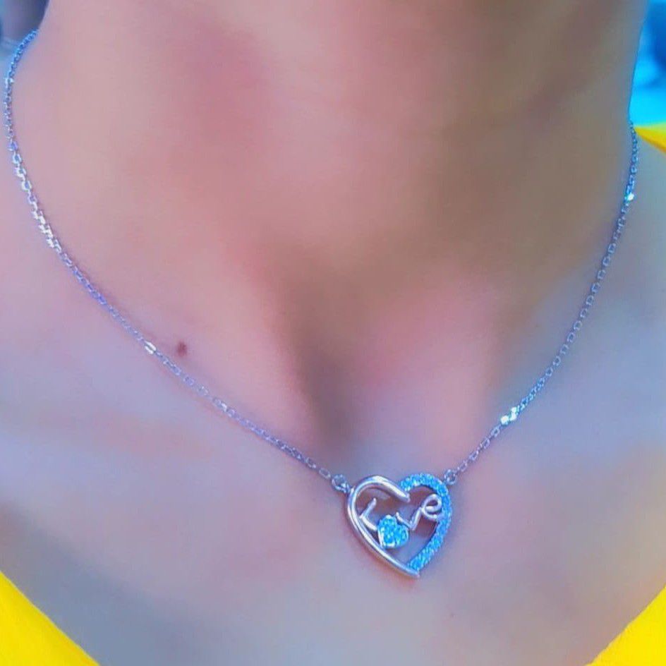 92.5 Silver Chain Pendant Necklace