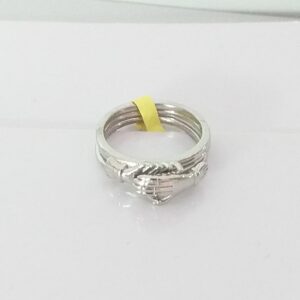 92.5 Silver Heart Shape Ring