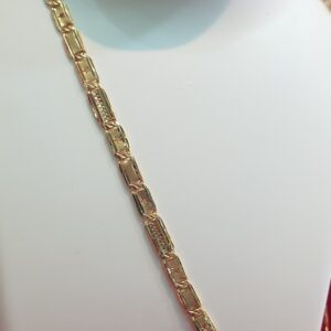 91.6 Gold Navabi Biscuit Chain Gents