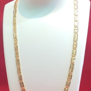 91.6 Gold Navabi Biscuit Chain Gents