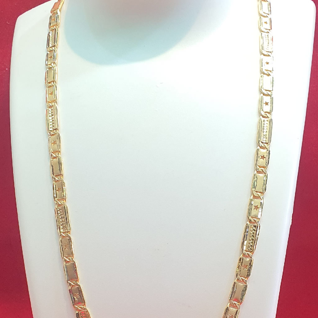 91.6 Gold Navabi Biscuit Chain Gents - Image 2