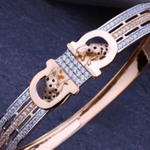 18k Rose Gold Jaguars Design Kada