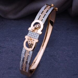 18k Rose Gold Jaguars Design Kada