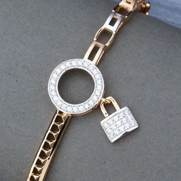 18k Rose Gold Ladise Kada - Image 2