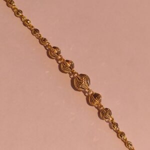 91.6 gold Signal line ladies Vertical bracelet