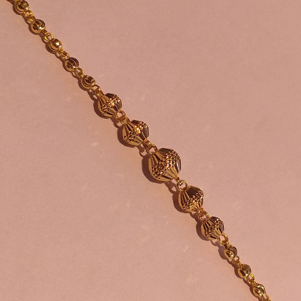 91.6 gold Signal line ladies Vertical bracelet - Image 3