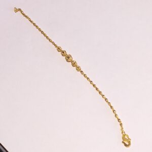 91.6 gold Signal line ladies Vertical bracelet