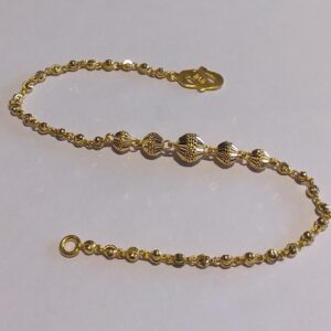 91.6 gold Signal line ladies Vertical bracelet