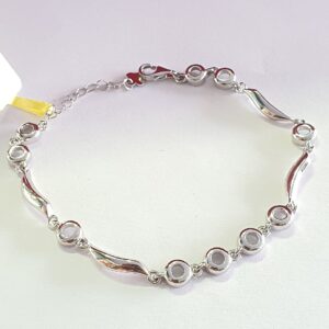 92.5 Silver Droplet Ladies Bracelet
