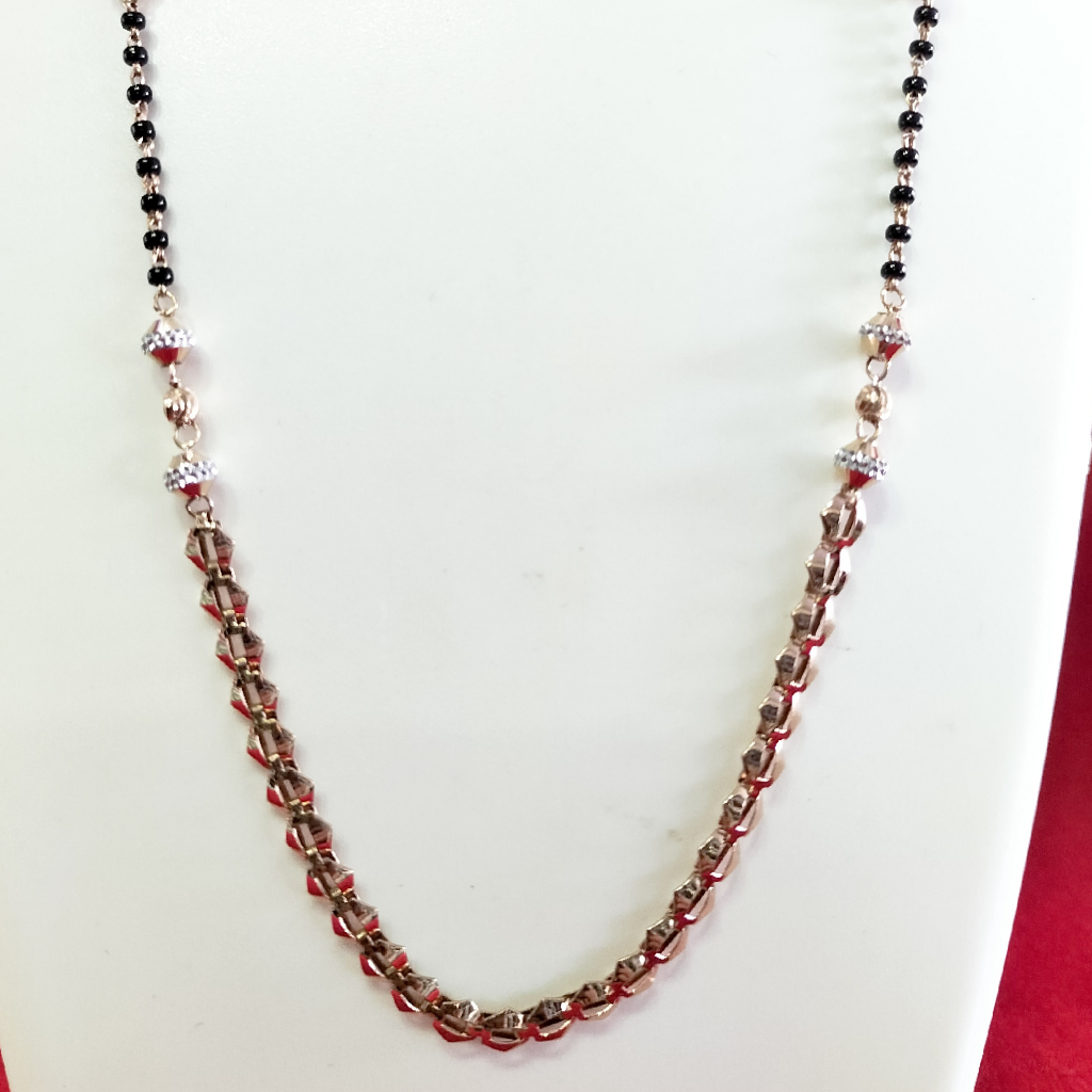 18k Rose Gold Fancy Mangalsutra - Image 2