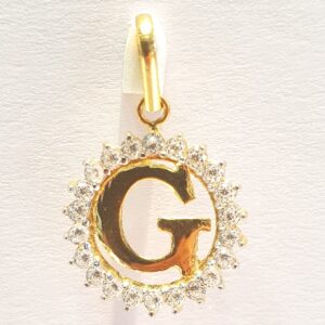 18k Diamond Later Pendant G