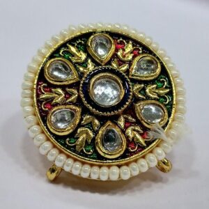 One gram gold kundan antique bor