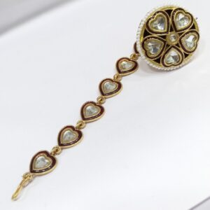 One gram gold kundan antique bor