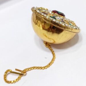 One gram gold diamond And Kundan Work bor