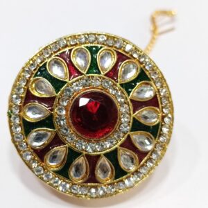 One gram gold diamond And Kundan Work bor