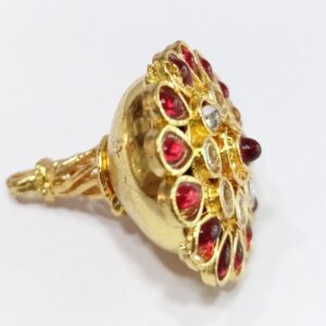 One gram gold diamond with Kundan Work bor