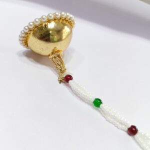 One Gram Gold Kundan Minakari Stone Women Bor