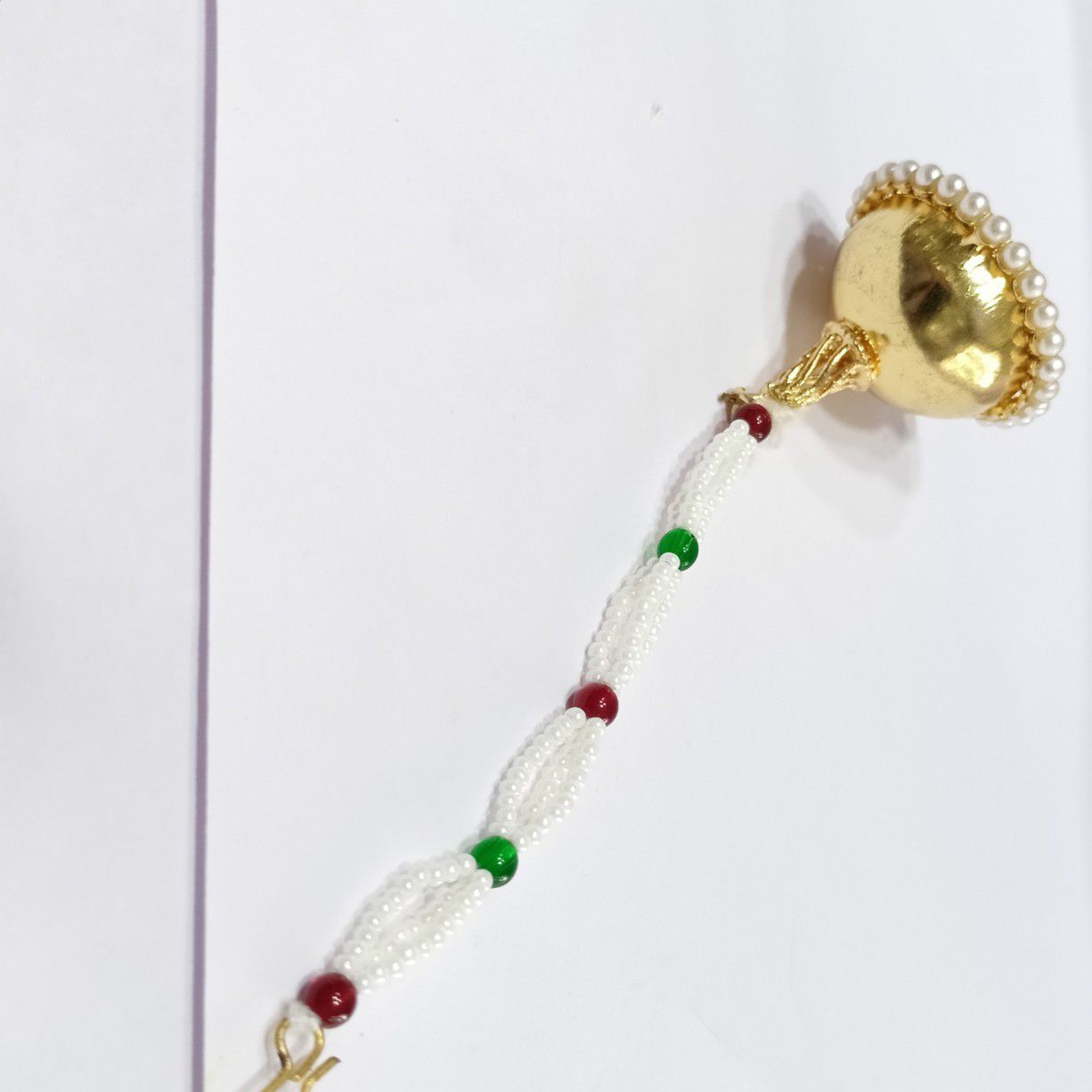 One Gram Gold Kundan Minakari Stone Women Bor - Image 2
