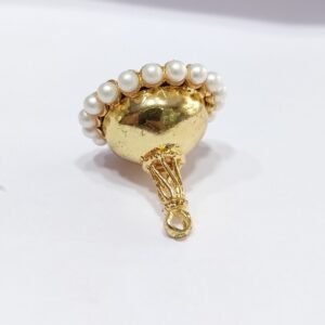 One gram gold diamond with moti bor